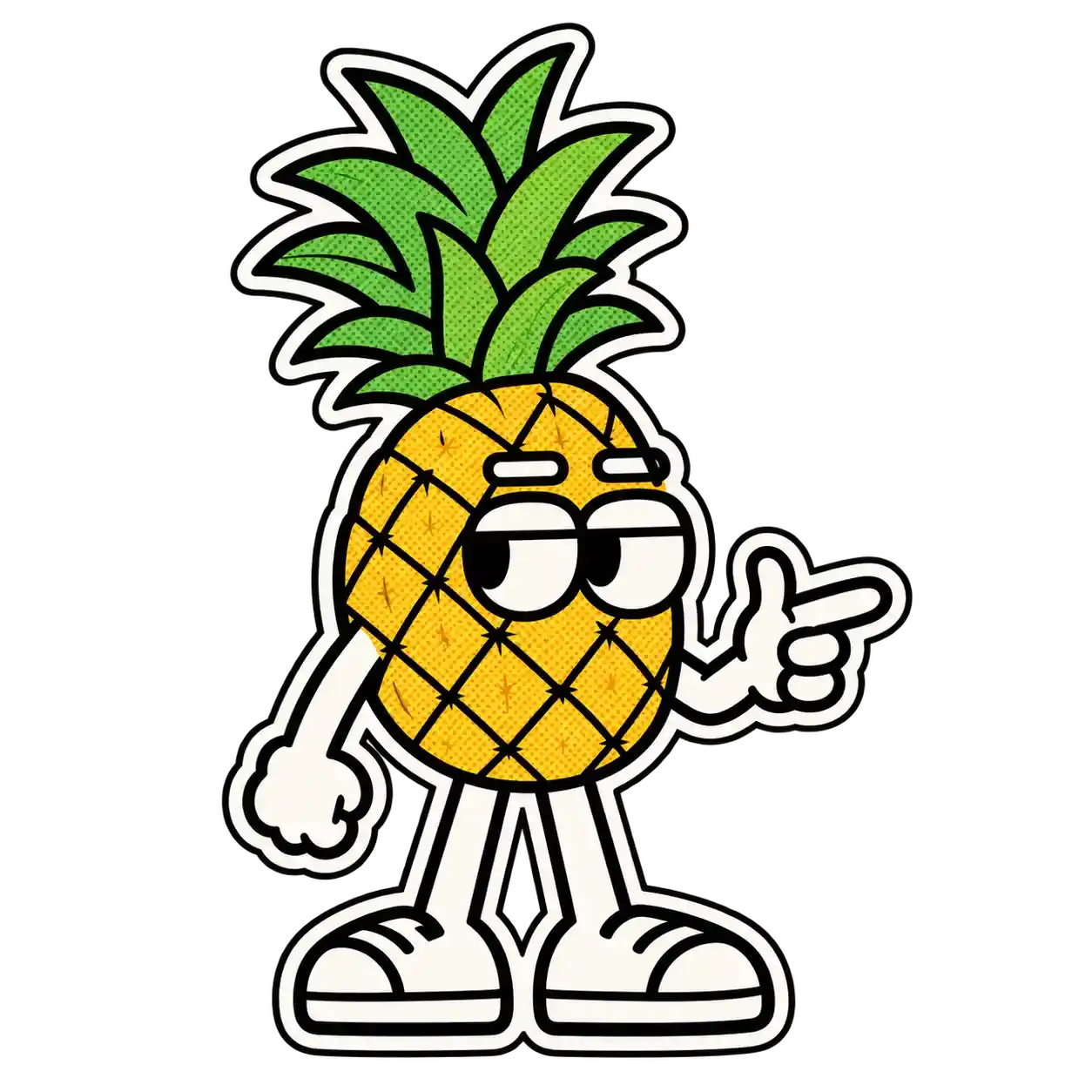 Pineapple Mascot